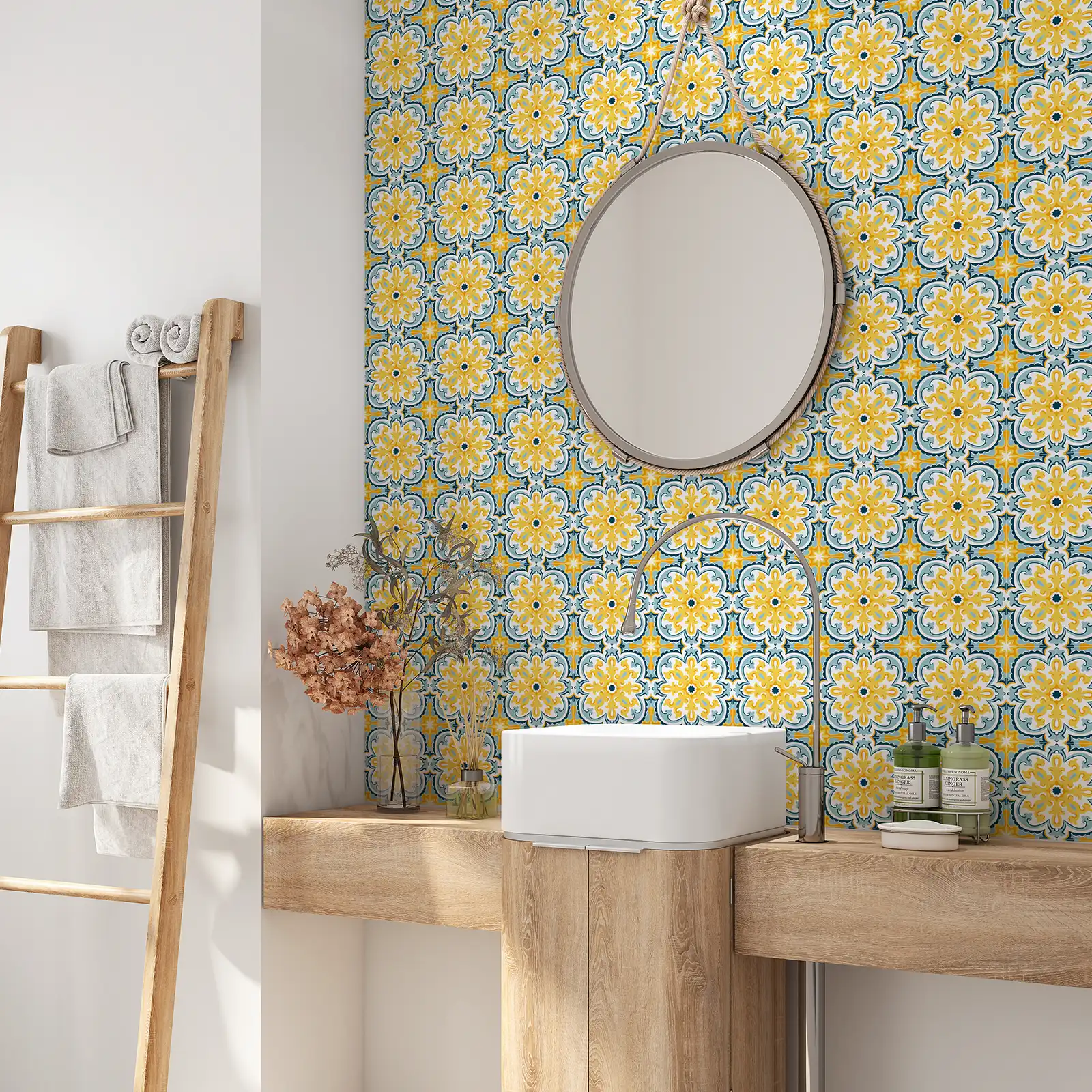 Peel and stick tile stickers - Mediterranean Tile Design