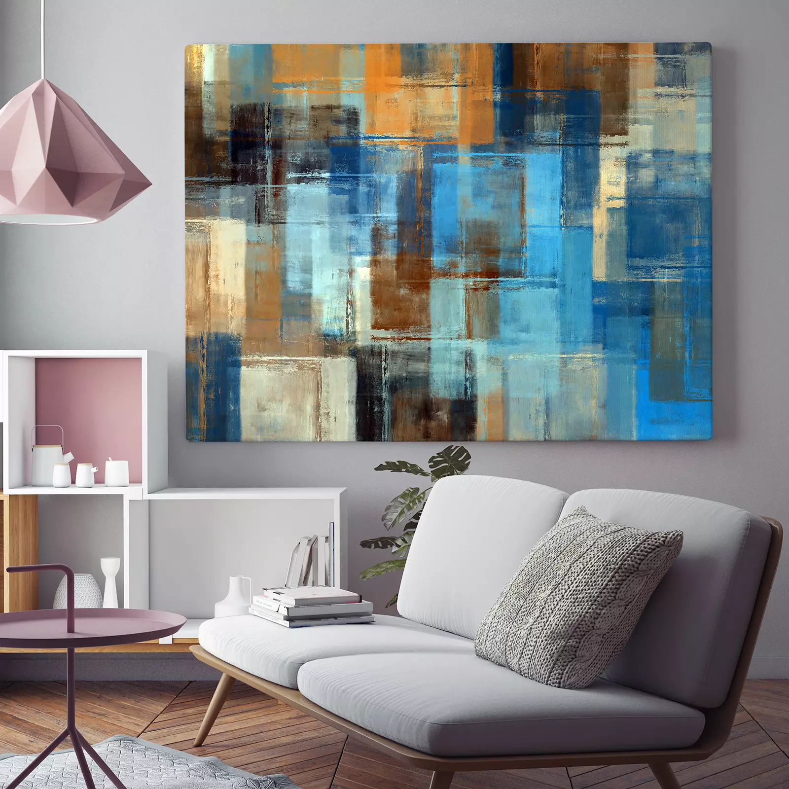 Abstract Geometrical Brush Strokes - Digital Painting
