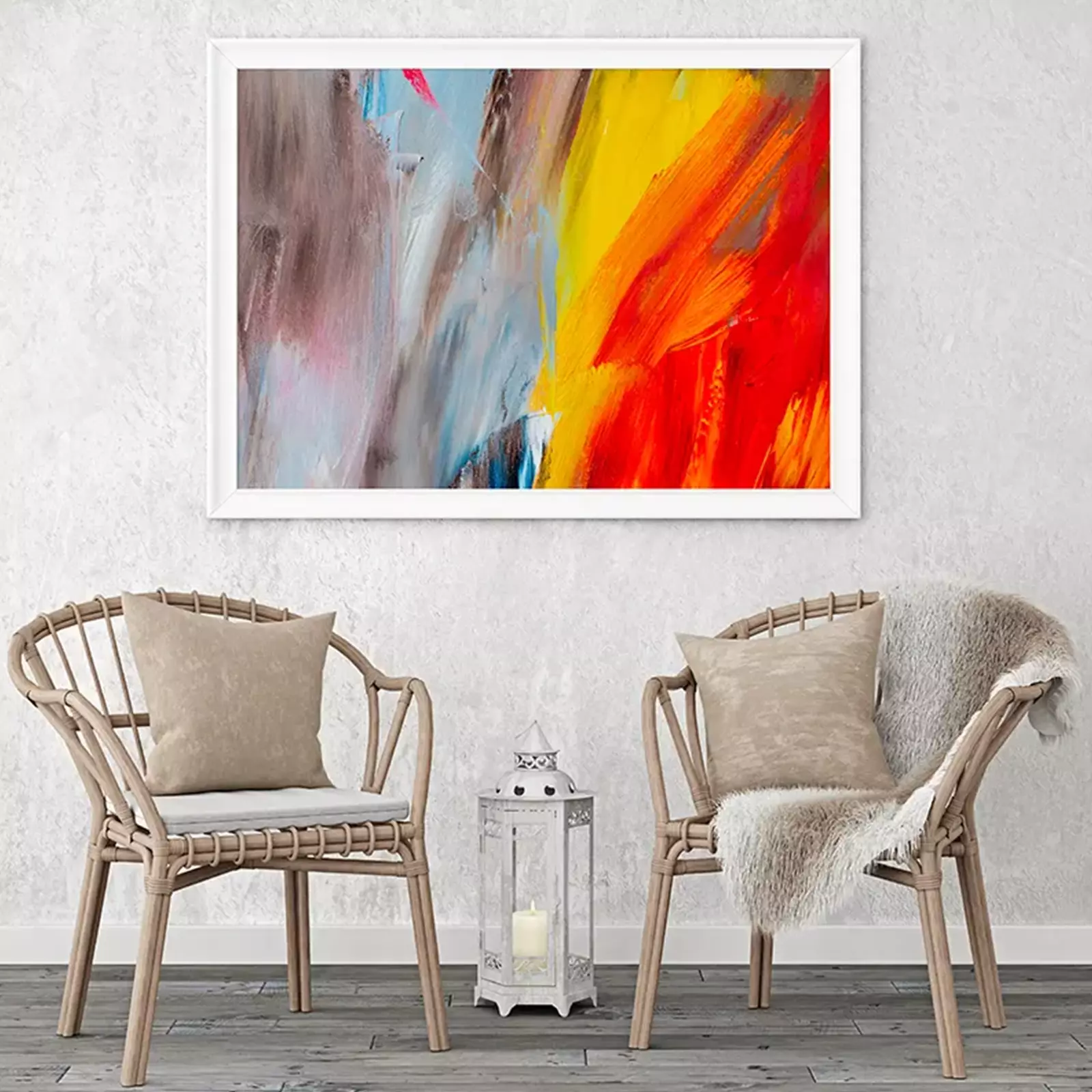 Brushstrokes Of paint. Modern art