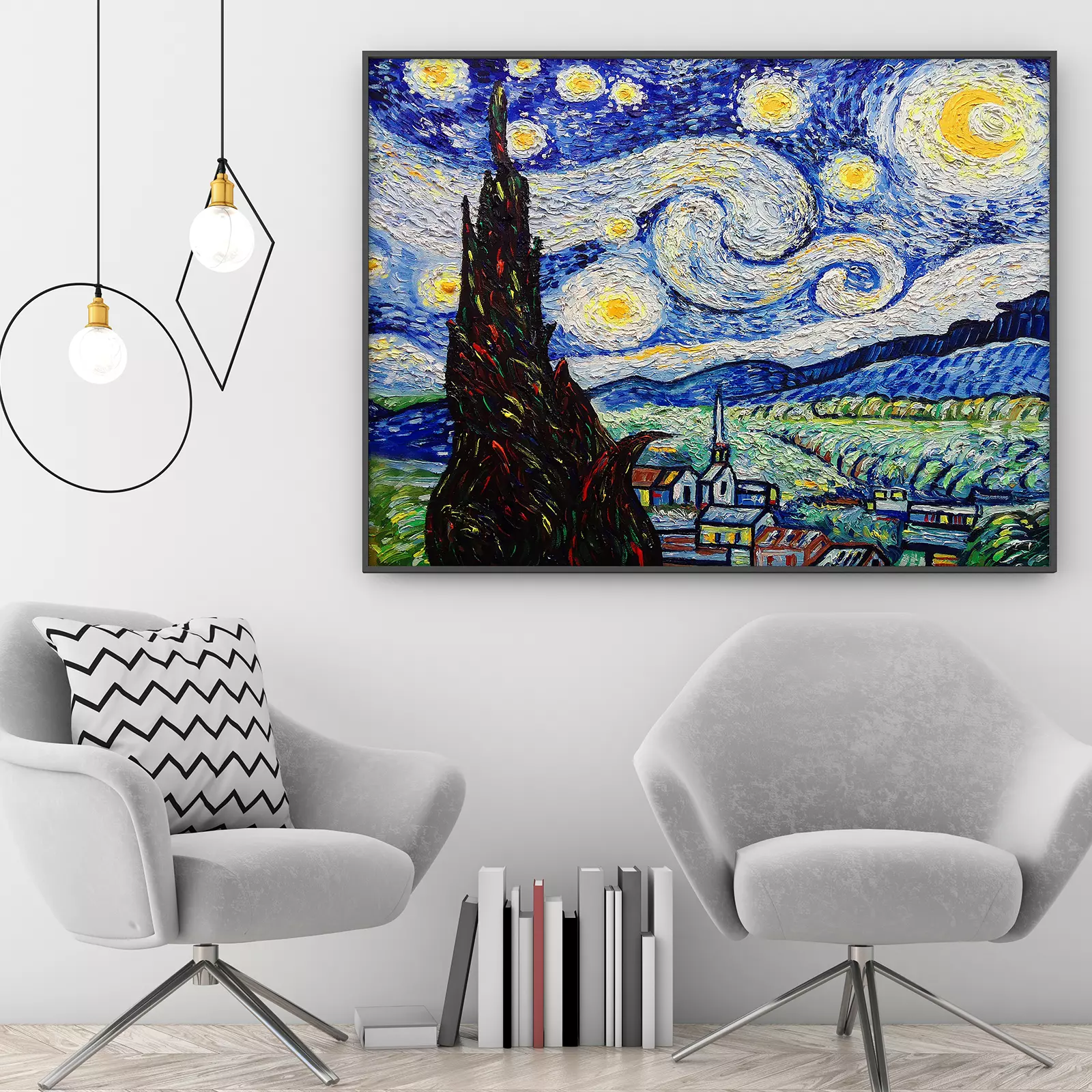 Replica of Starry Night by Vincent Van Gogh