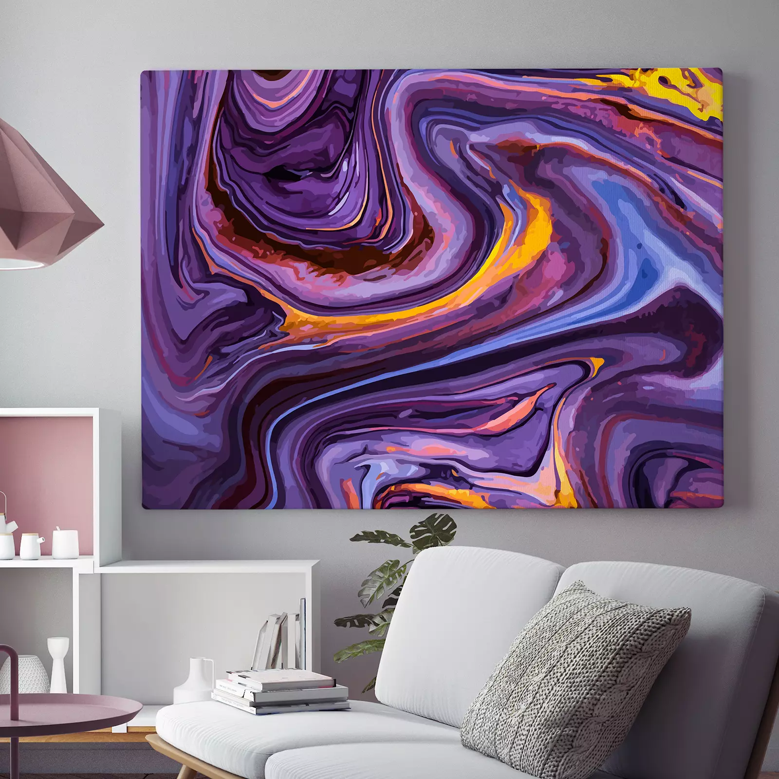 Marble Vector Art, Digital Oil Painting