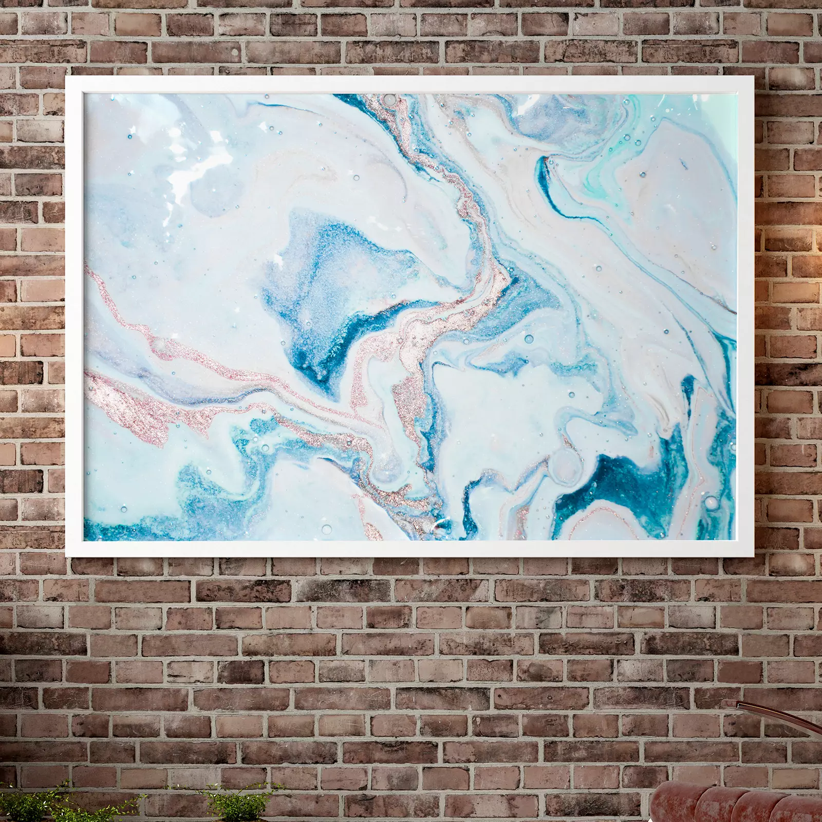 Eastern Paint Flow Technique. Contemporary Art