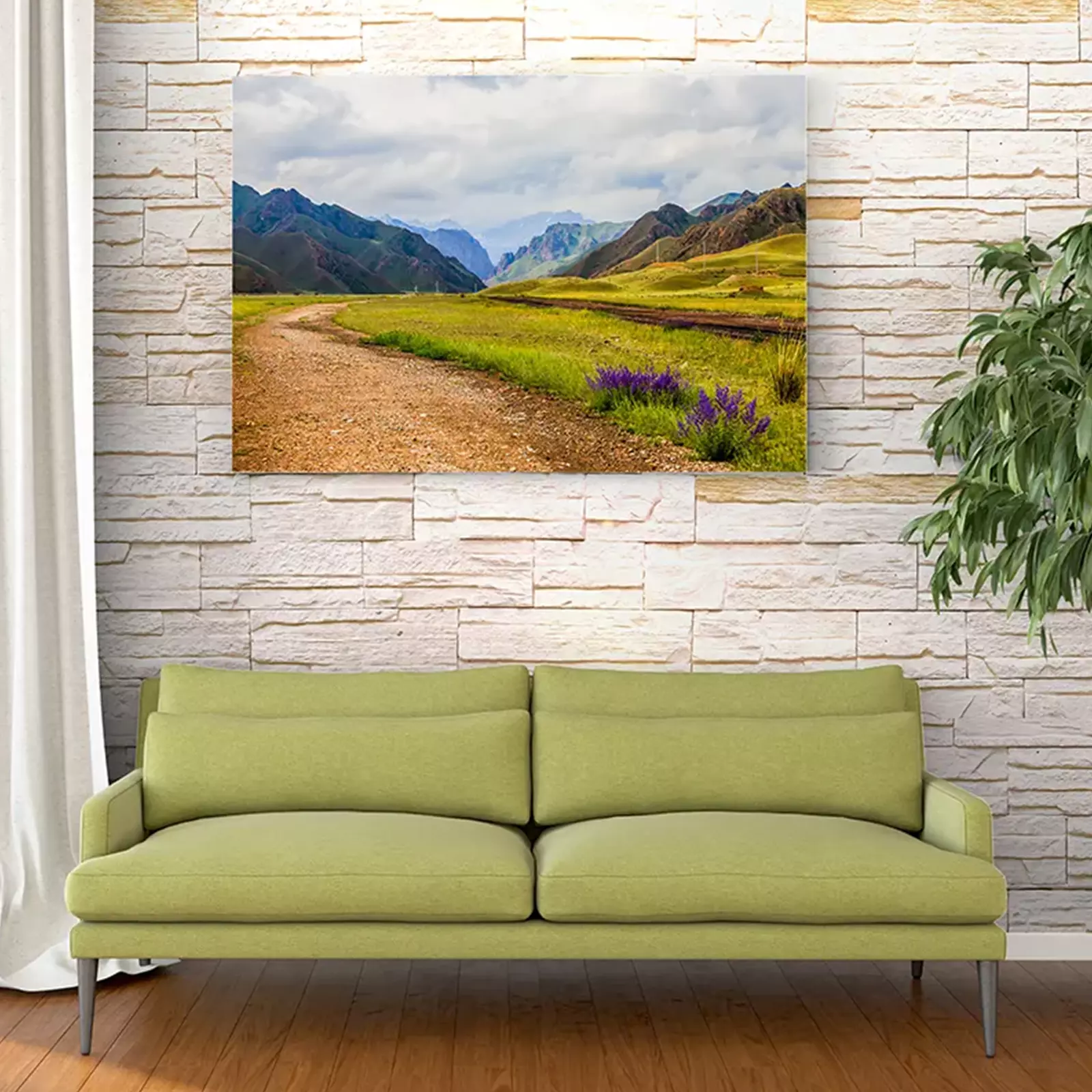 Mountain Valley Road Landscape