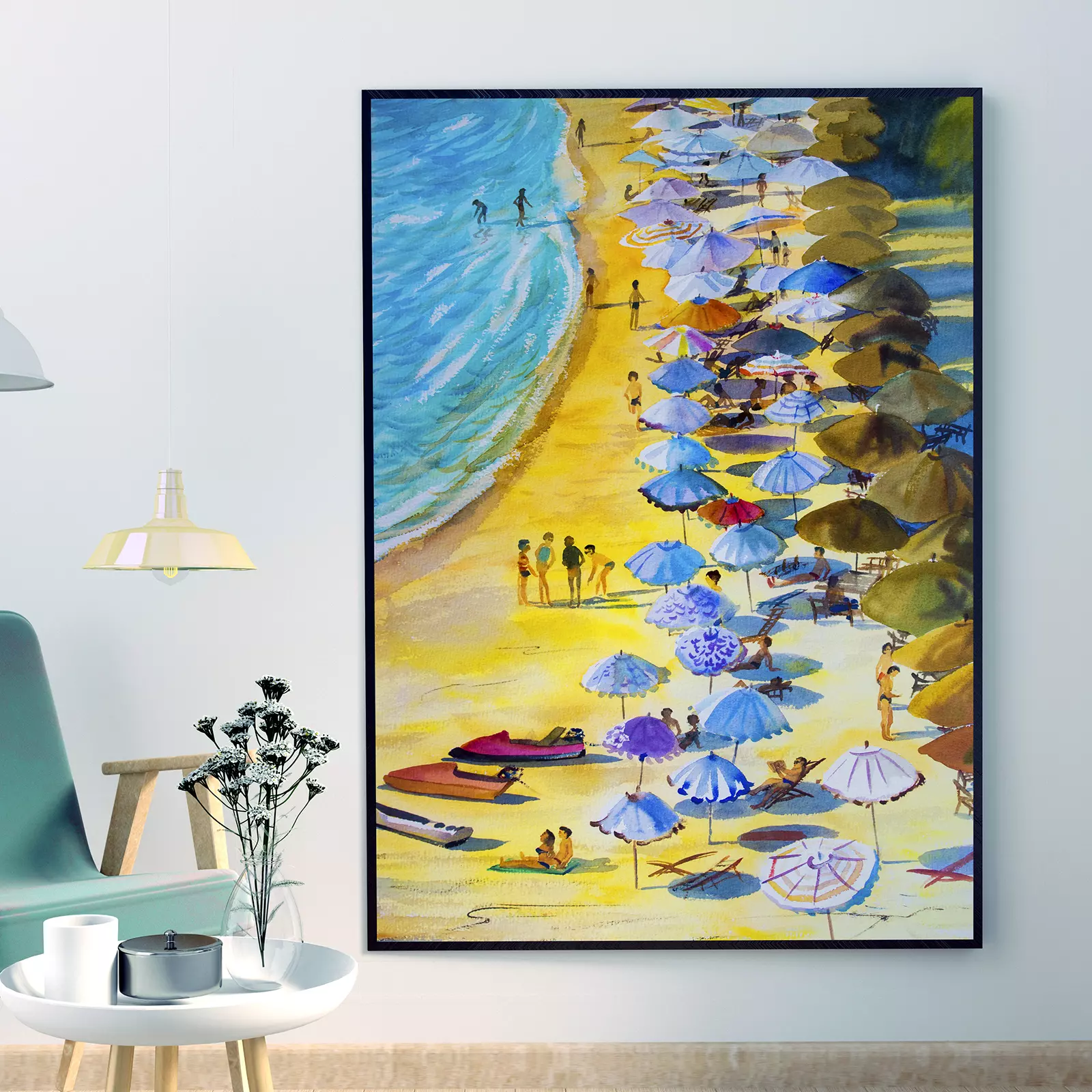 Family Vacation At Summer Beach