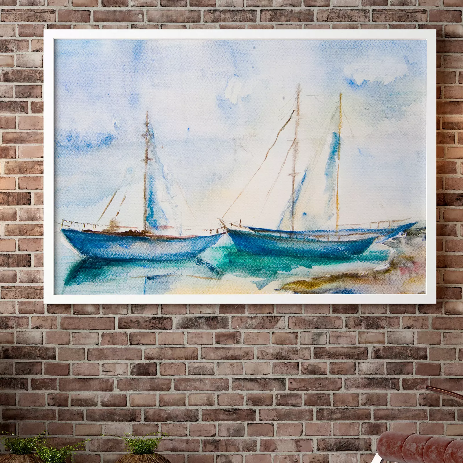 Ship In The Sea Oil Painting