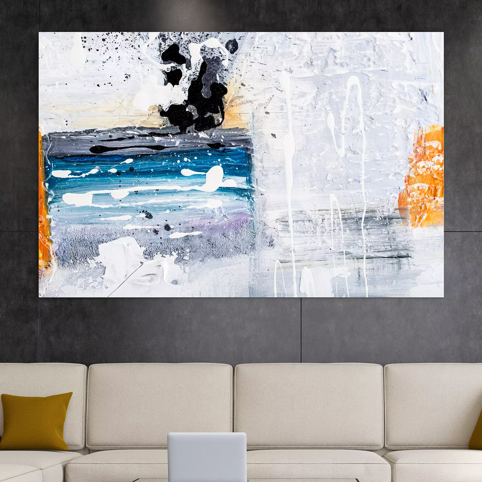 abstract colorful pastel art