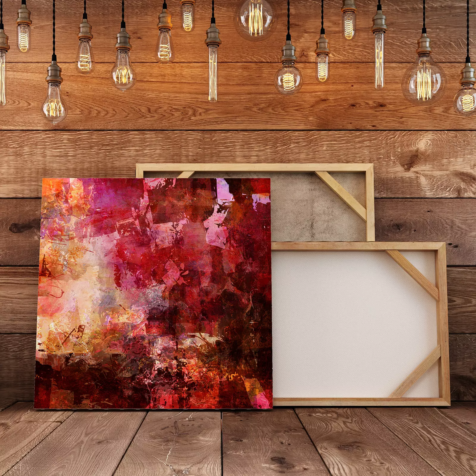 Abstract Painting - Mixed Media Grunge