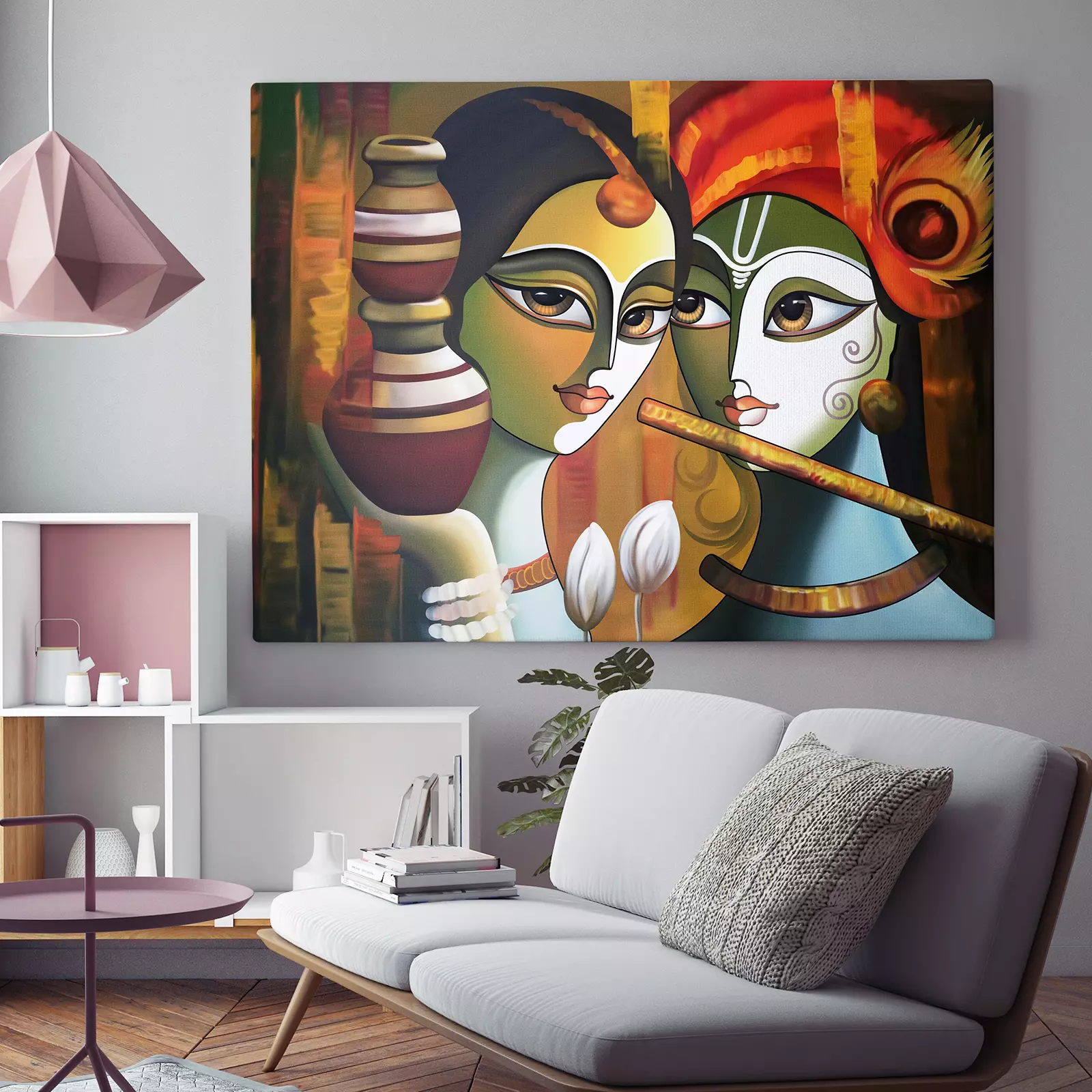 Radha krishna Digital Painting - Merawalaprint