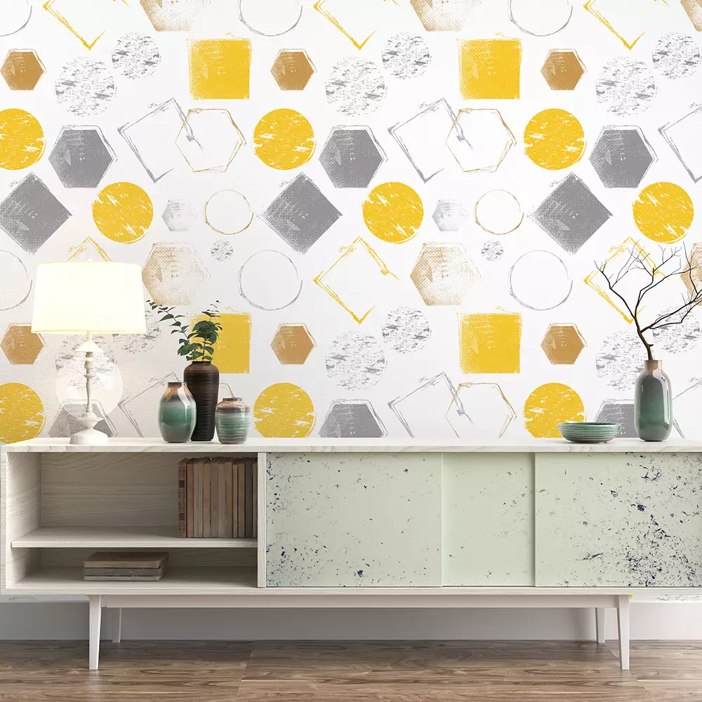 GRUNGE GEOMETRIC SHAPES