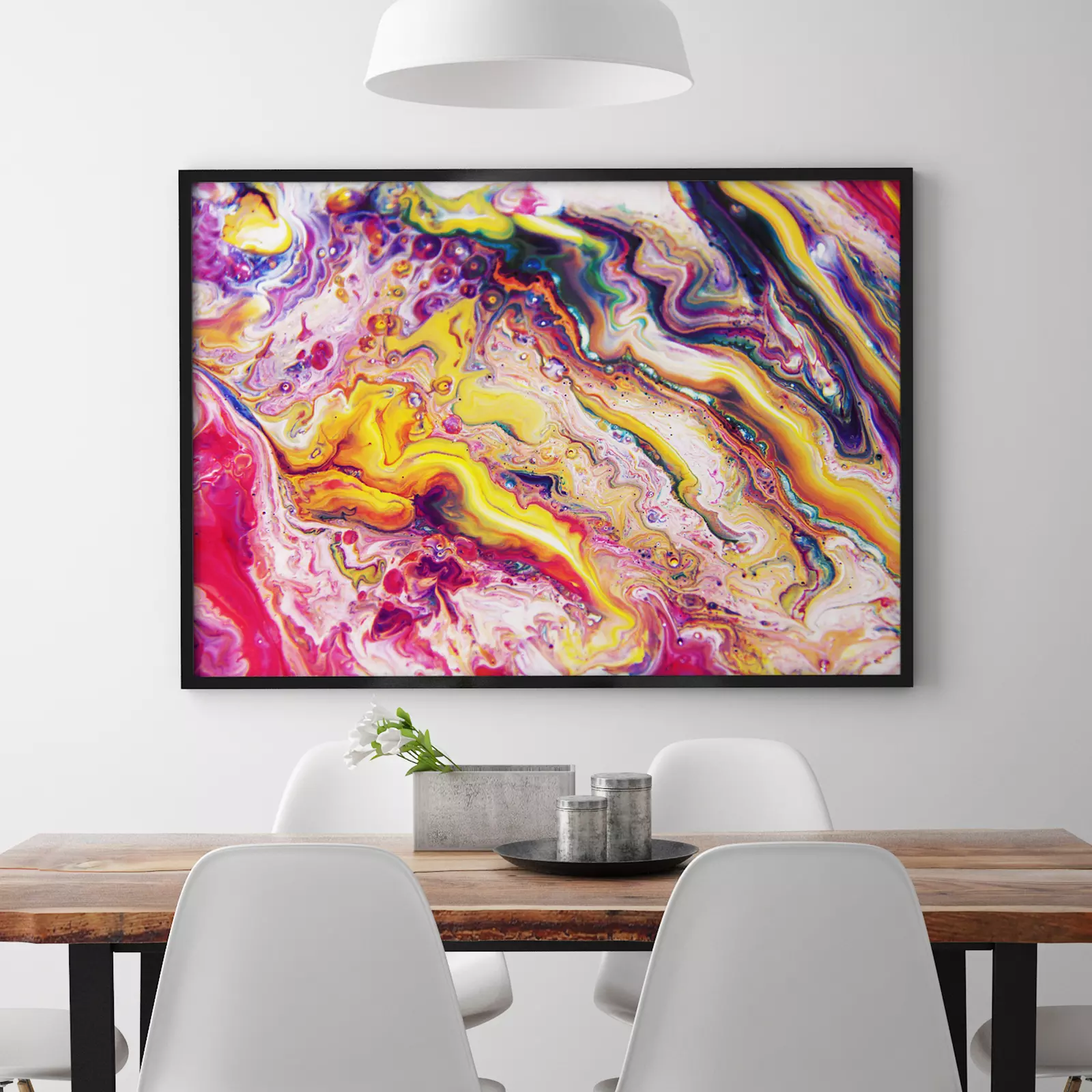 Beautiful Abstract Background. Acrylic Paints. Marble Texture