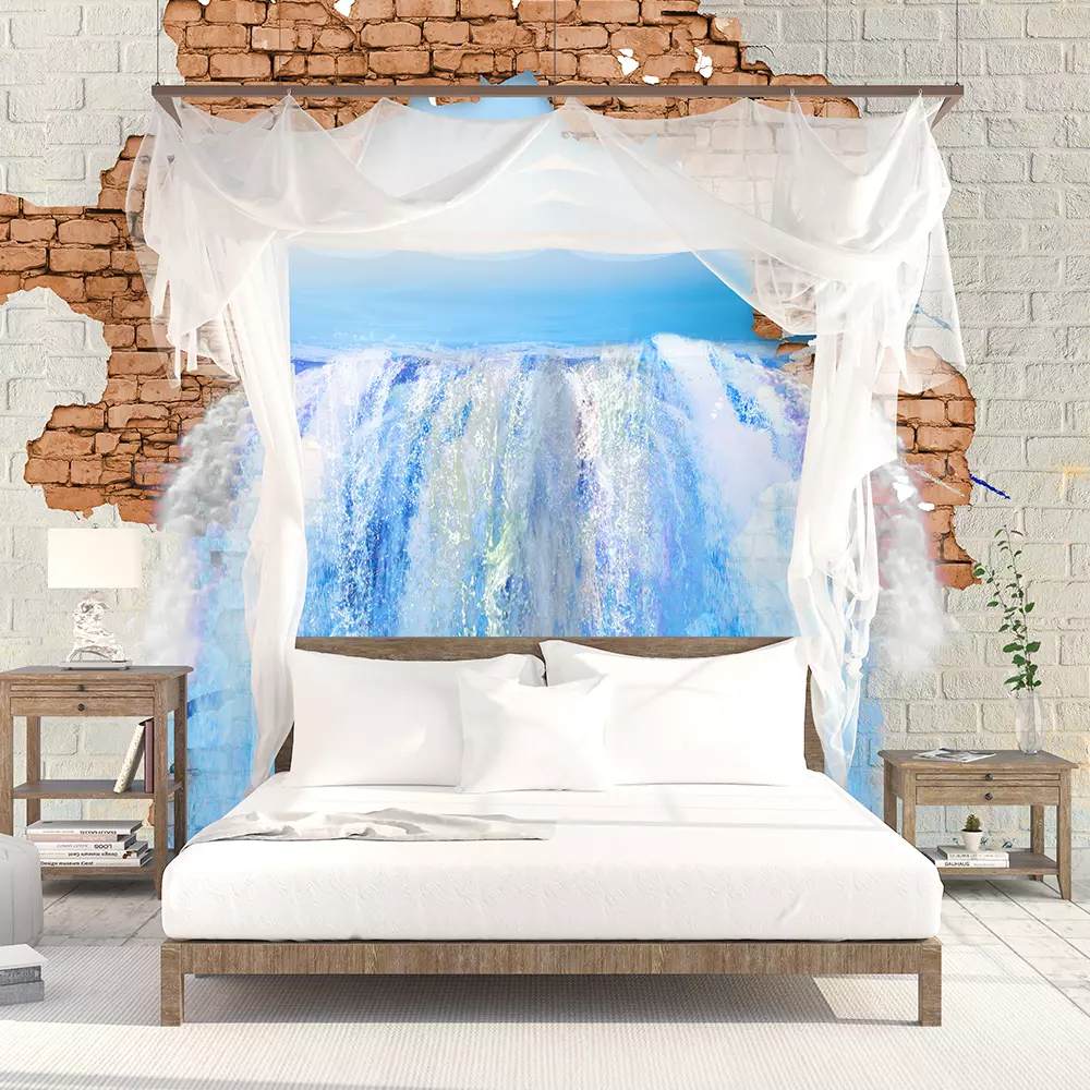 OCEAN WATER ON A WALL