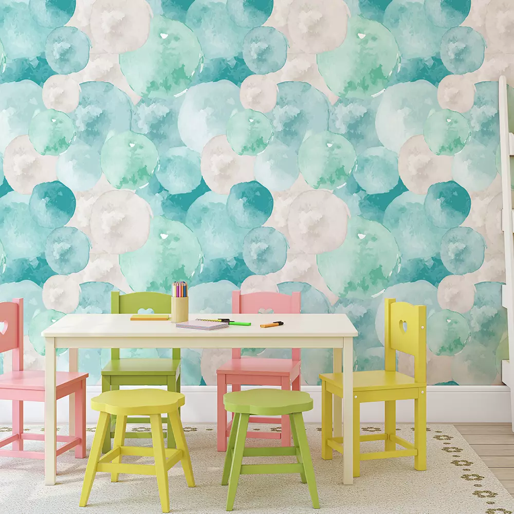WATERCOLOUR PAINTED CIRCLES