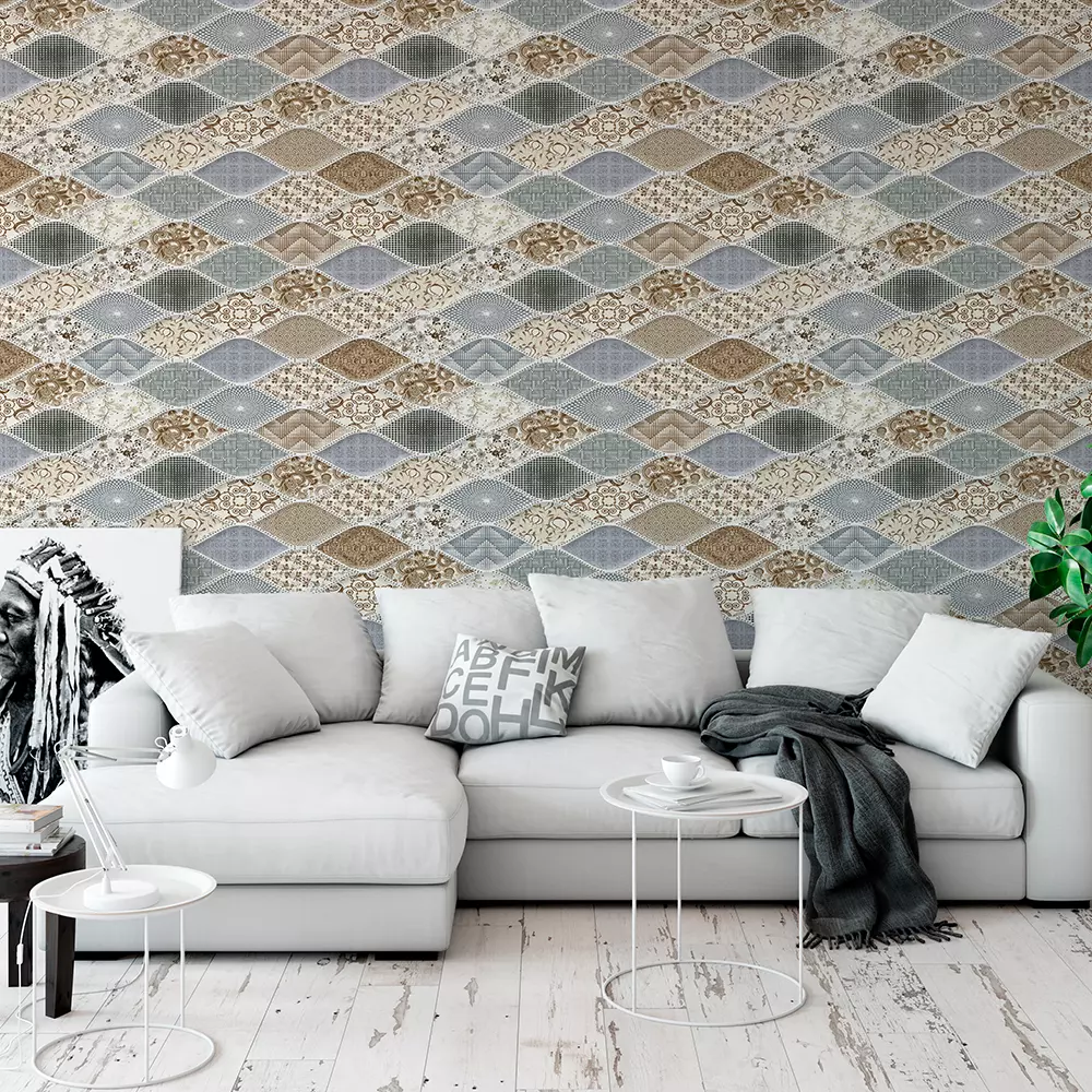 ABSTRACT OIL PAINT WALL TILES