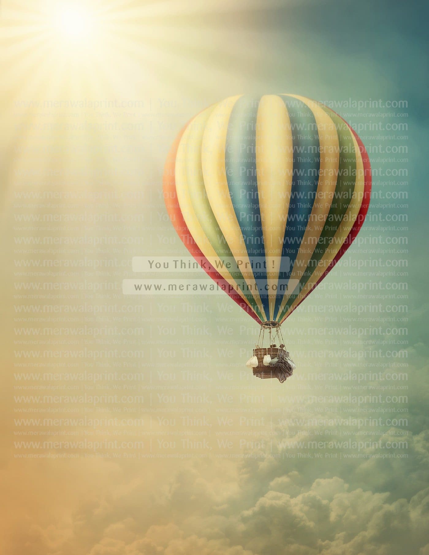 HOT AIR BALLOON – Merawalaprint - Fantasy Wallpaper