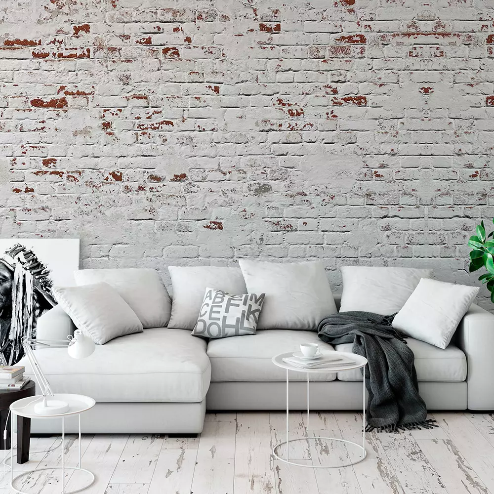 WHITE BRICK WALL