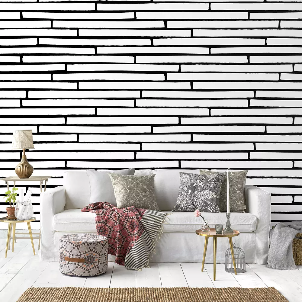SILHOUETTE BRICK WALL