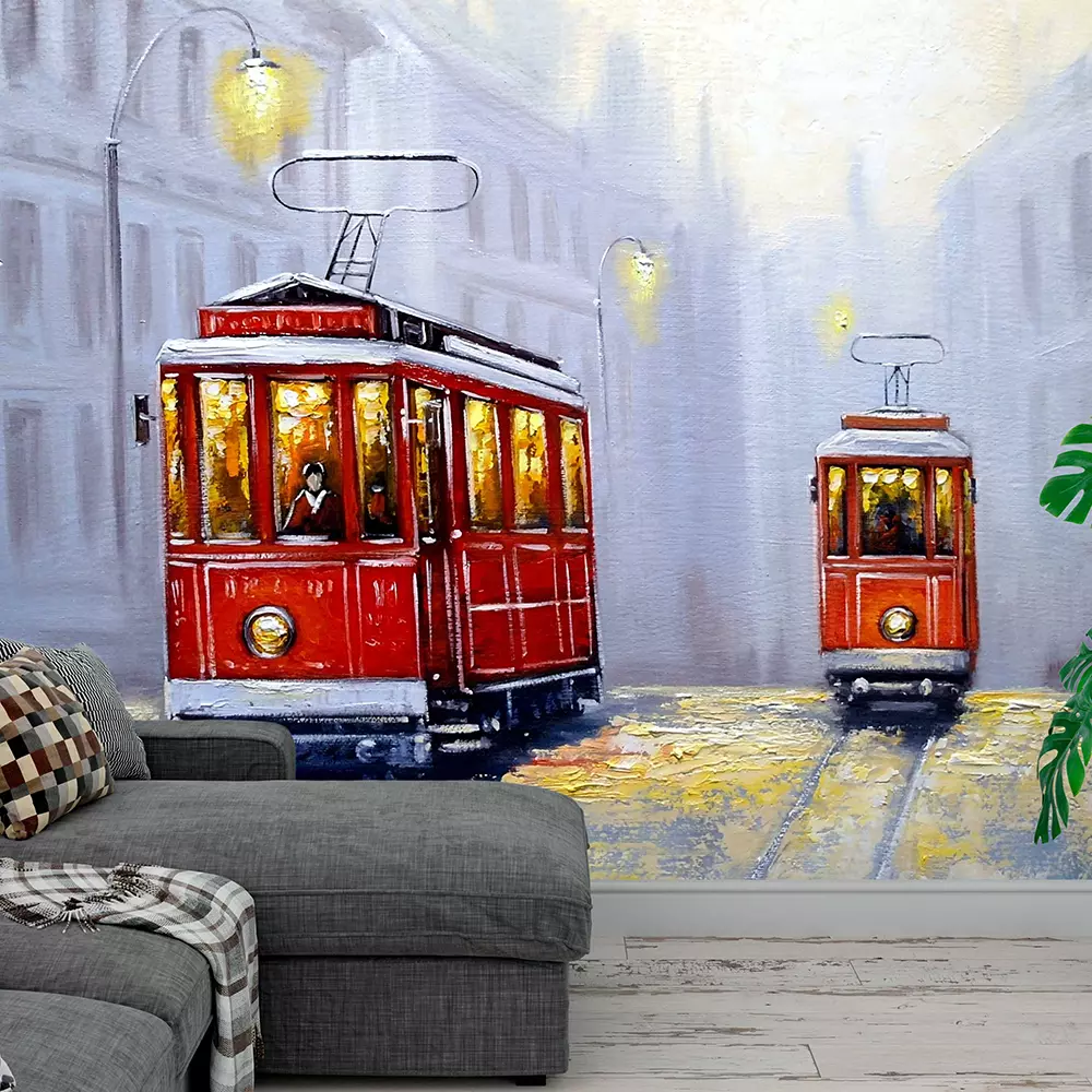 TRAMS IN OLD CITY