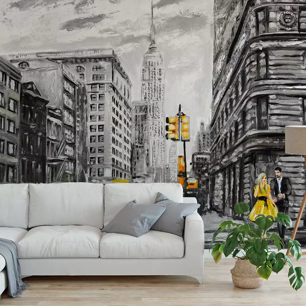 GREY NEW YORK 1 – Merawalaprint