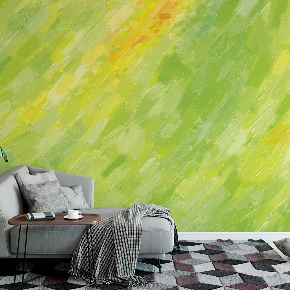Colorful oil painting hand-painted art illustration abstract texture on canvas