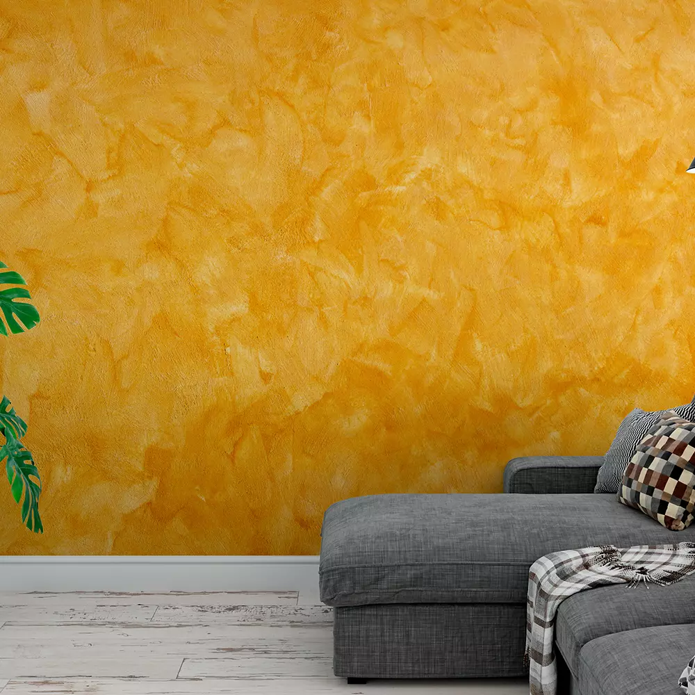 Hand painted textured and decorative yellow wall – Merawalaprint ...