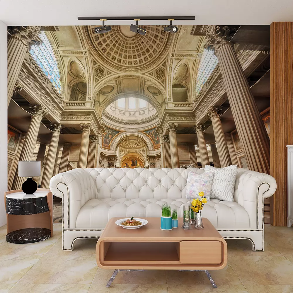 Inside interior of French Mausoleum