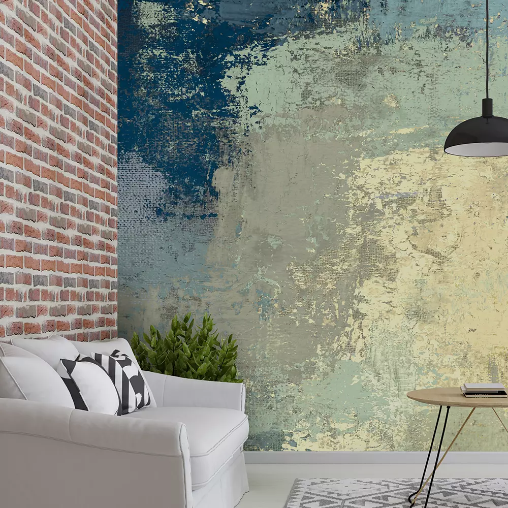 Oil painting on canvas handmade Abstract art texture Colorful