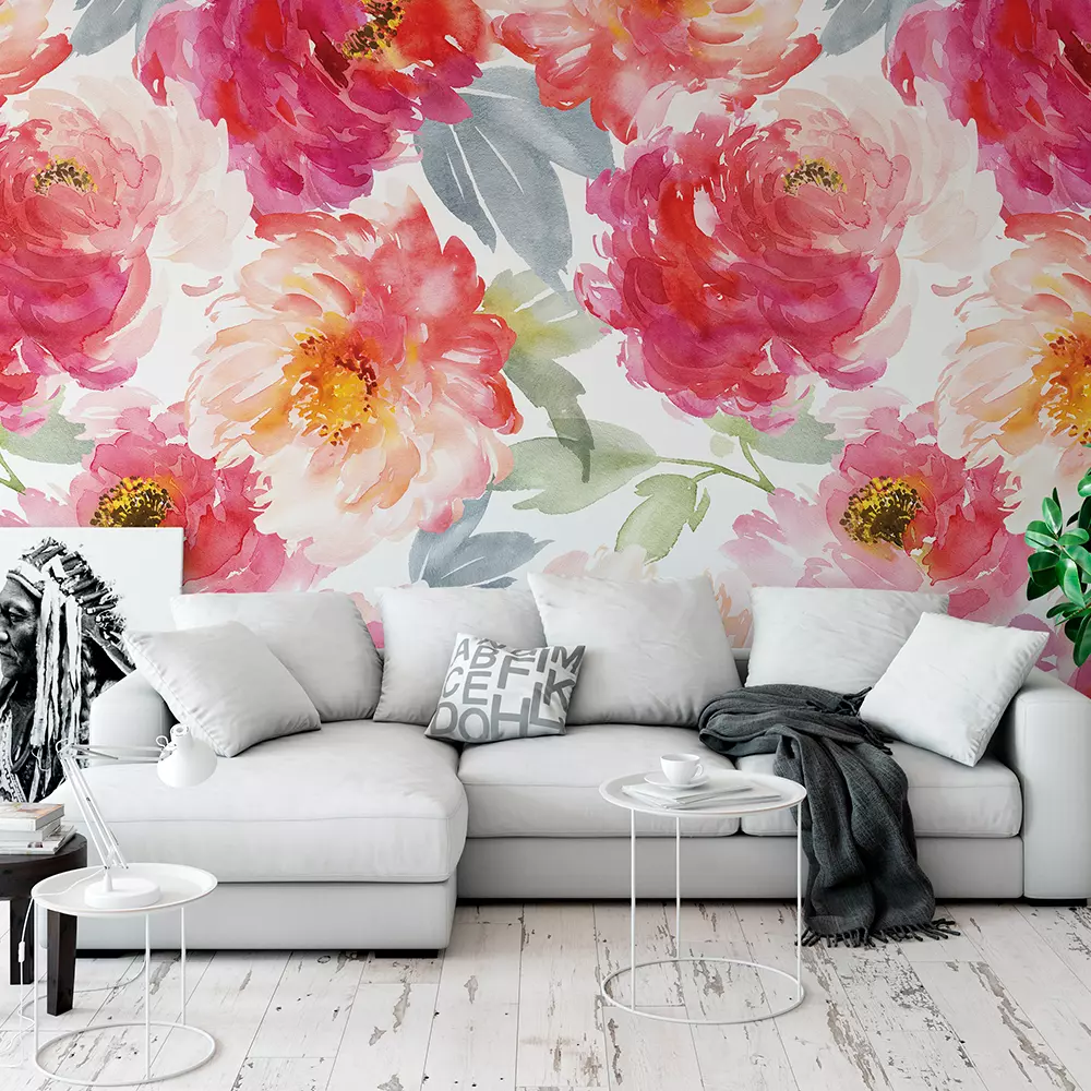 WATERCOLOR PEONIES