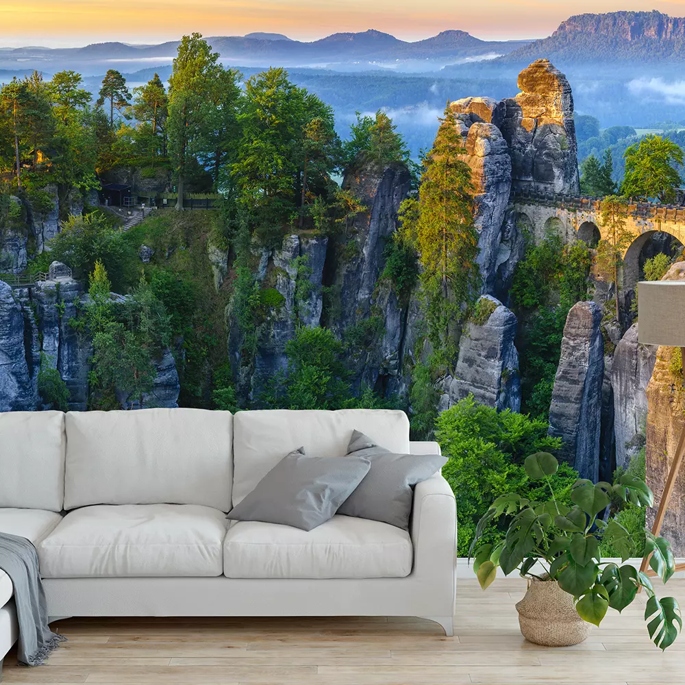 The Bastei bridge, Saxon Switzerland National Park