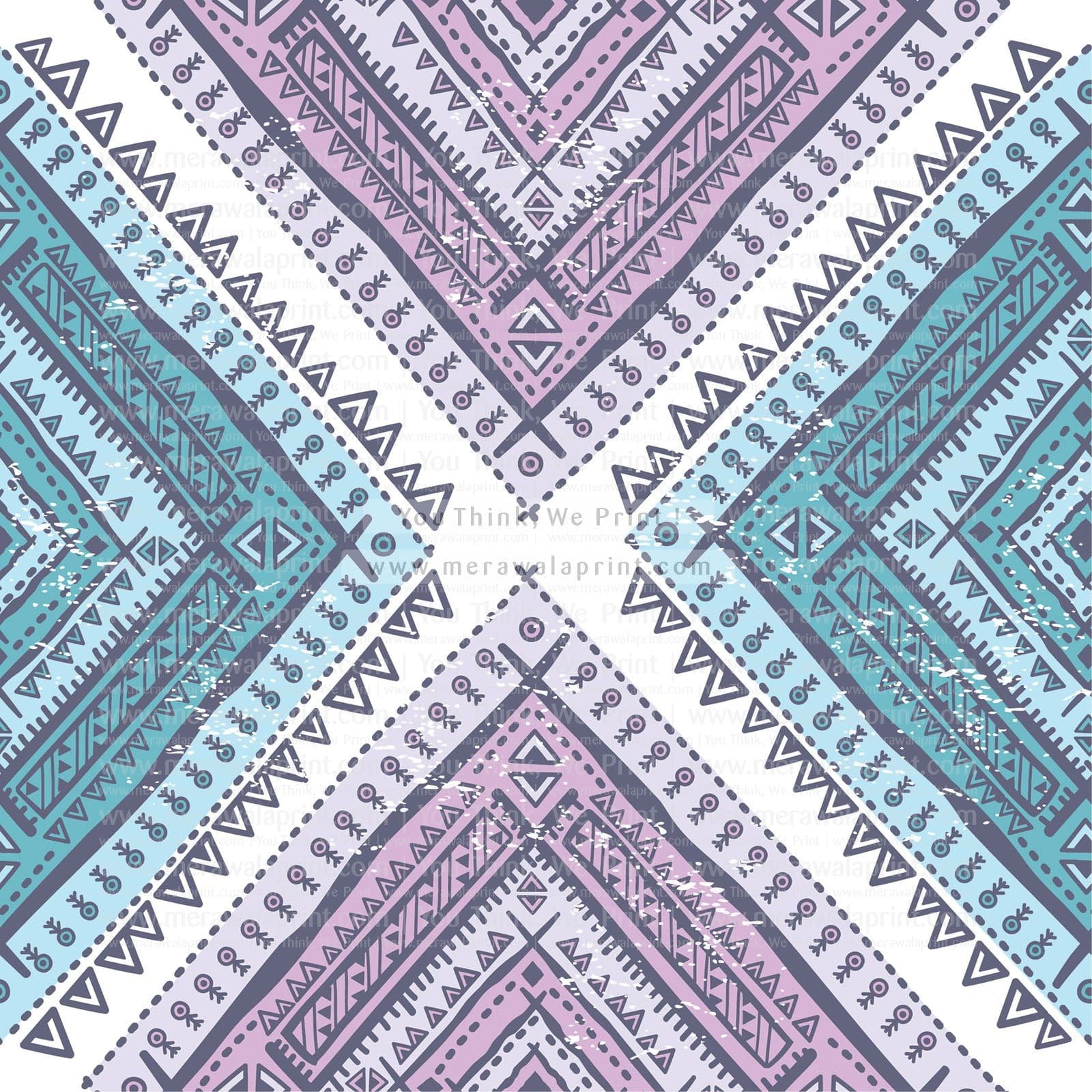 Tribal ethnic geometric – Merawalaprint - Geometric Wallpaper