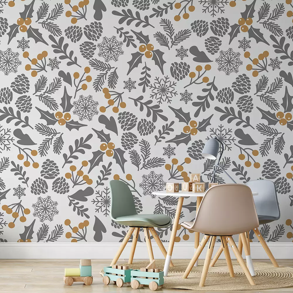 Winter seamless vector pattern