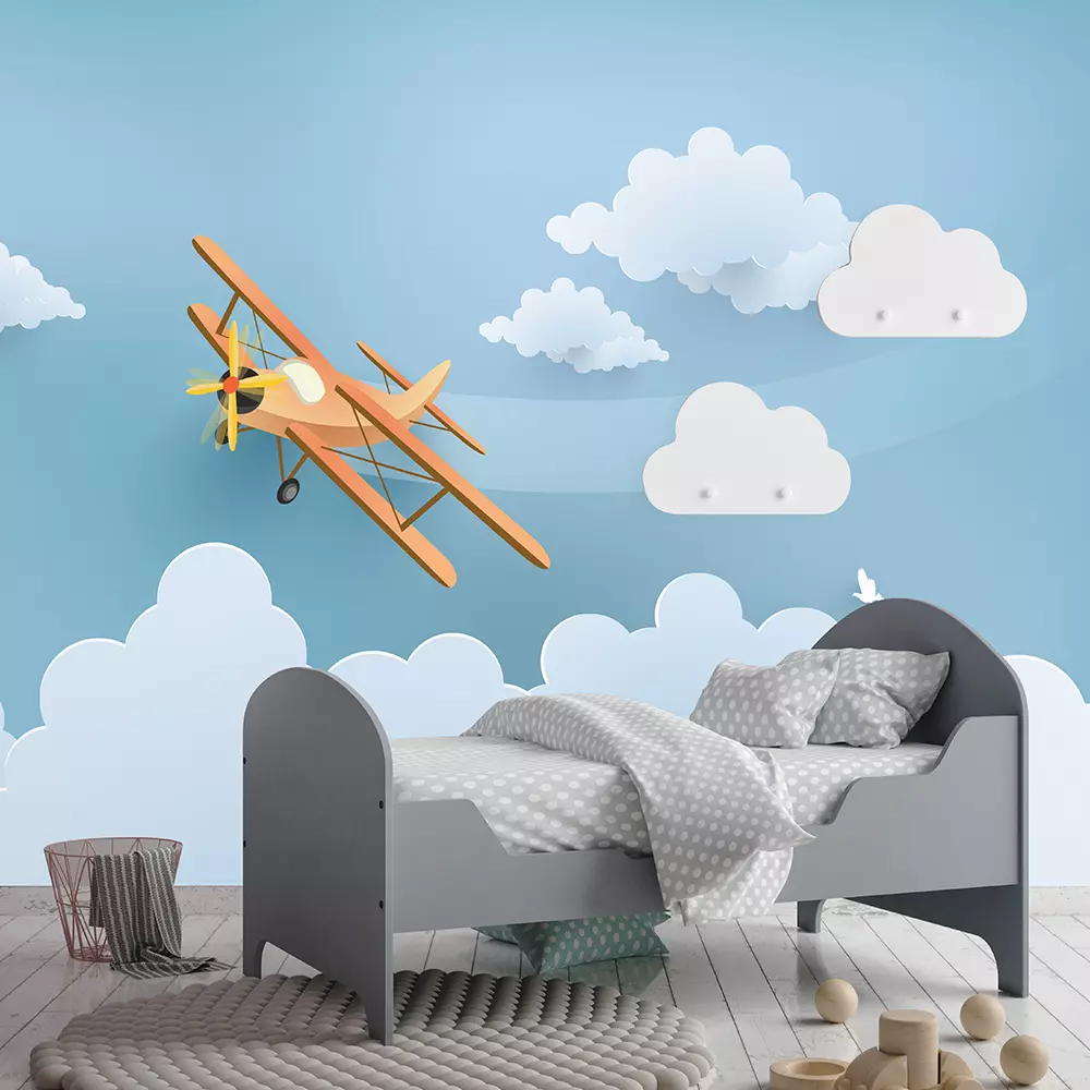 Aeroplane over a cloud design paper art