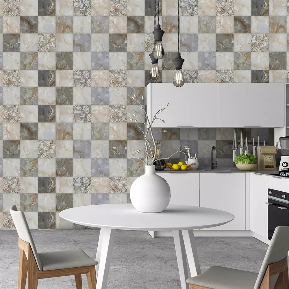 Abstract Marble Stone Blocks Pattern