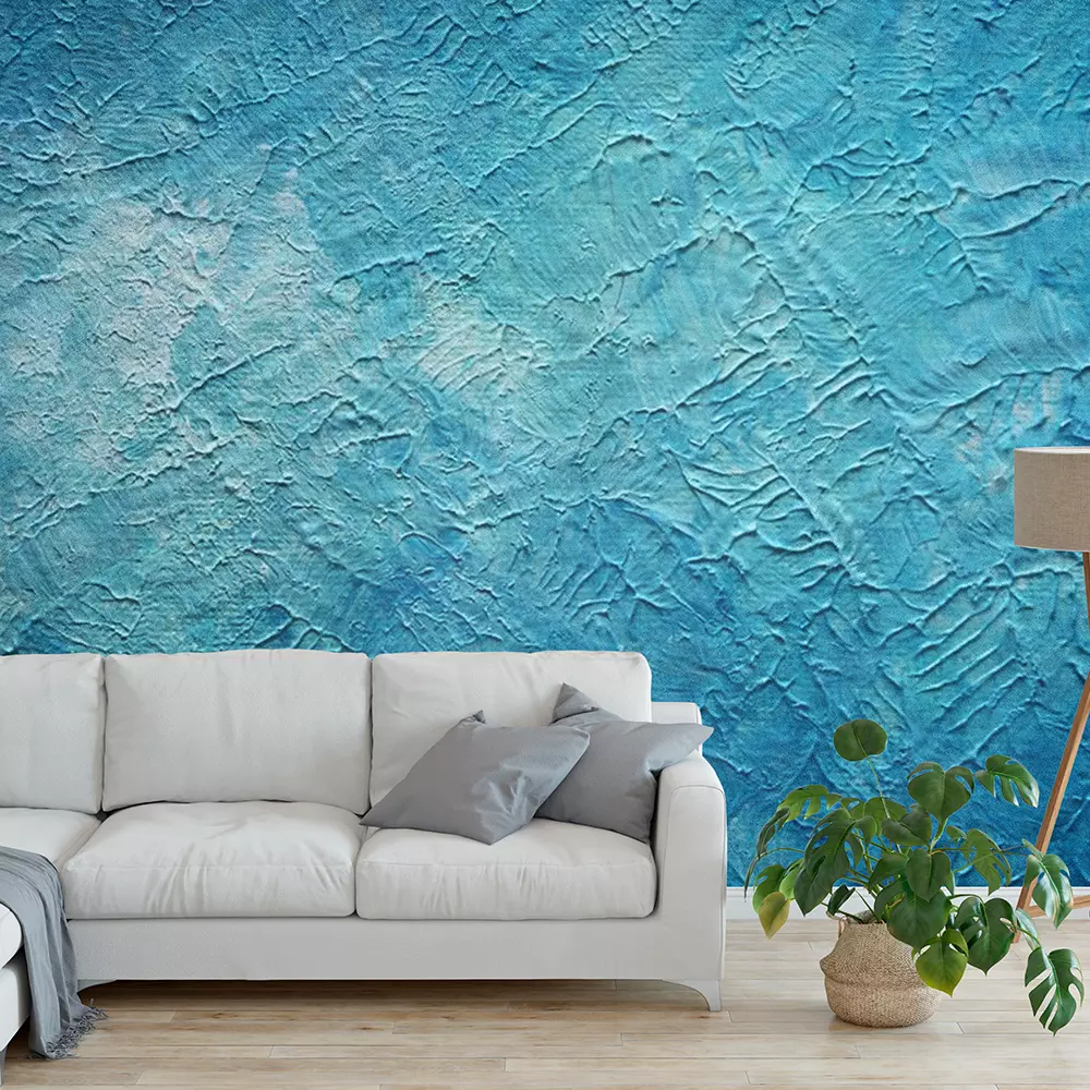 Blue abstract old background – Merawalaprint - Paint and Plaster Wallpaper