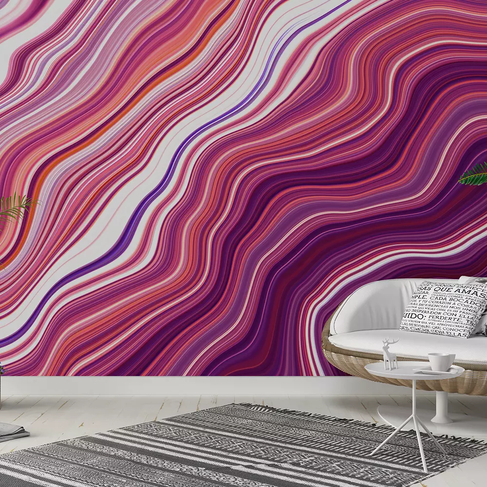 Pink Marble ink flow beautiful