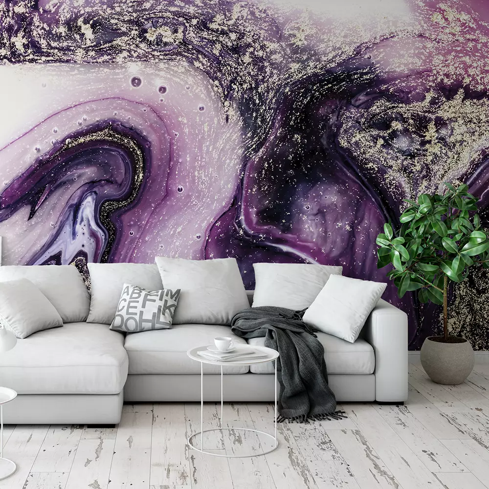 Purple marble texture art