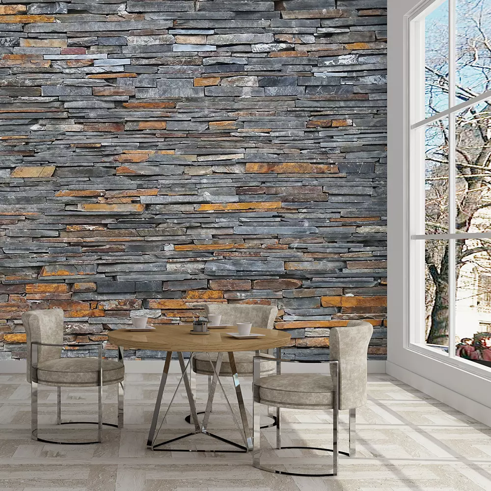 The small stone lined walls