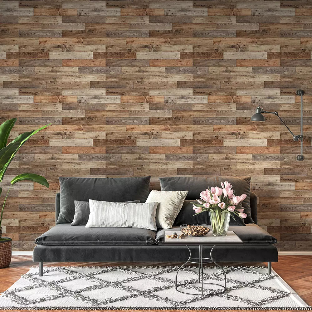 Parquet wooden texture wall covering reclaimed wood – Merawalaprint ...