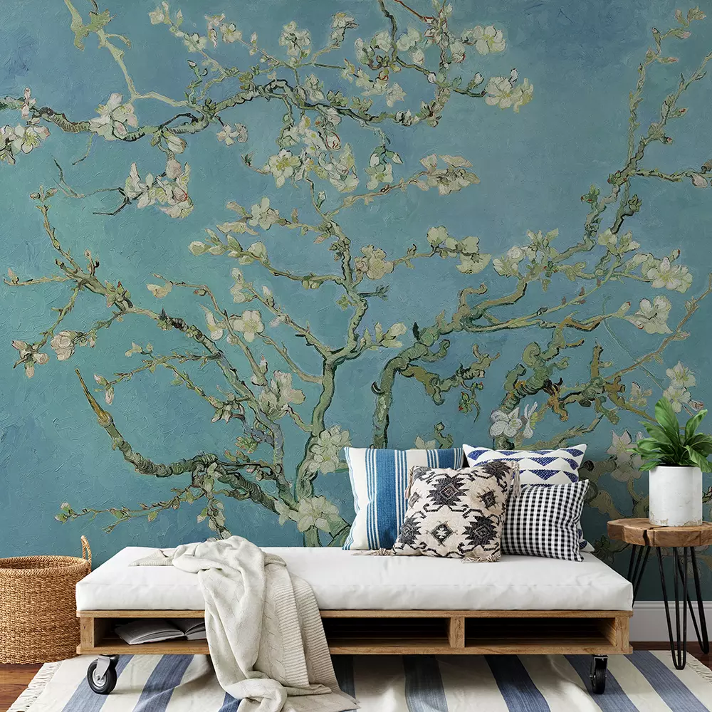 Almond Plant Oil painting