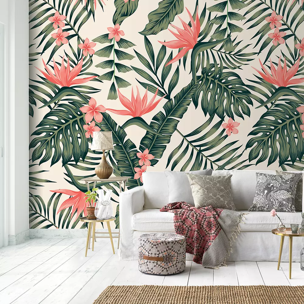 Beach cheerful seamless pattern