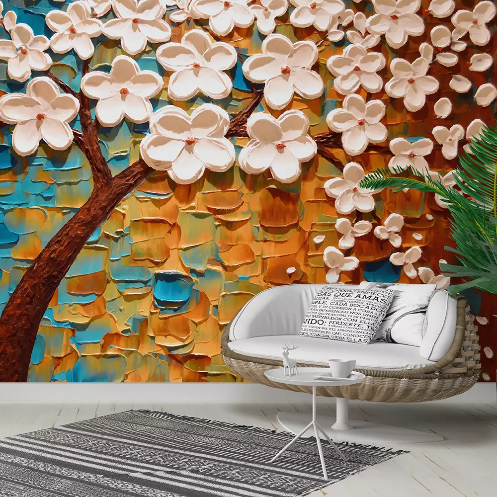 Canvas Art Tree - 3D illustration