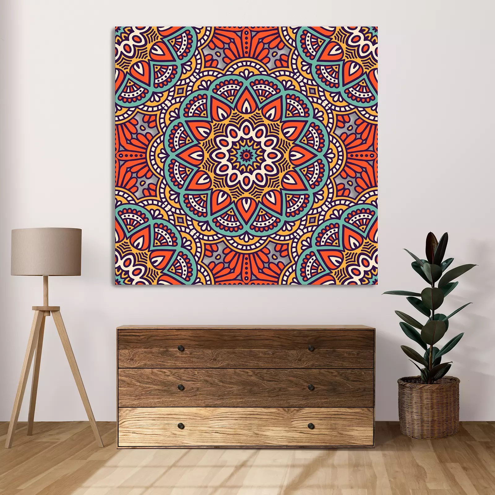 Etehnic Indian Mandala Art – Merawalaprint - Abstract