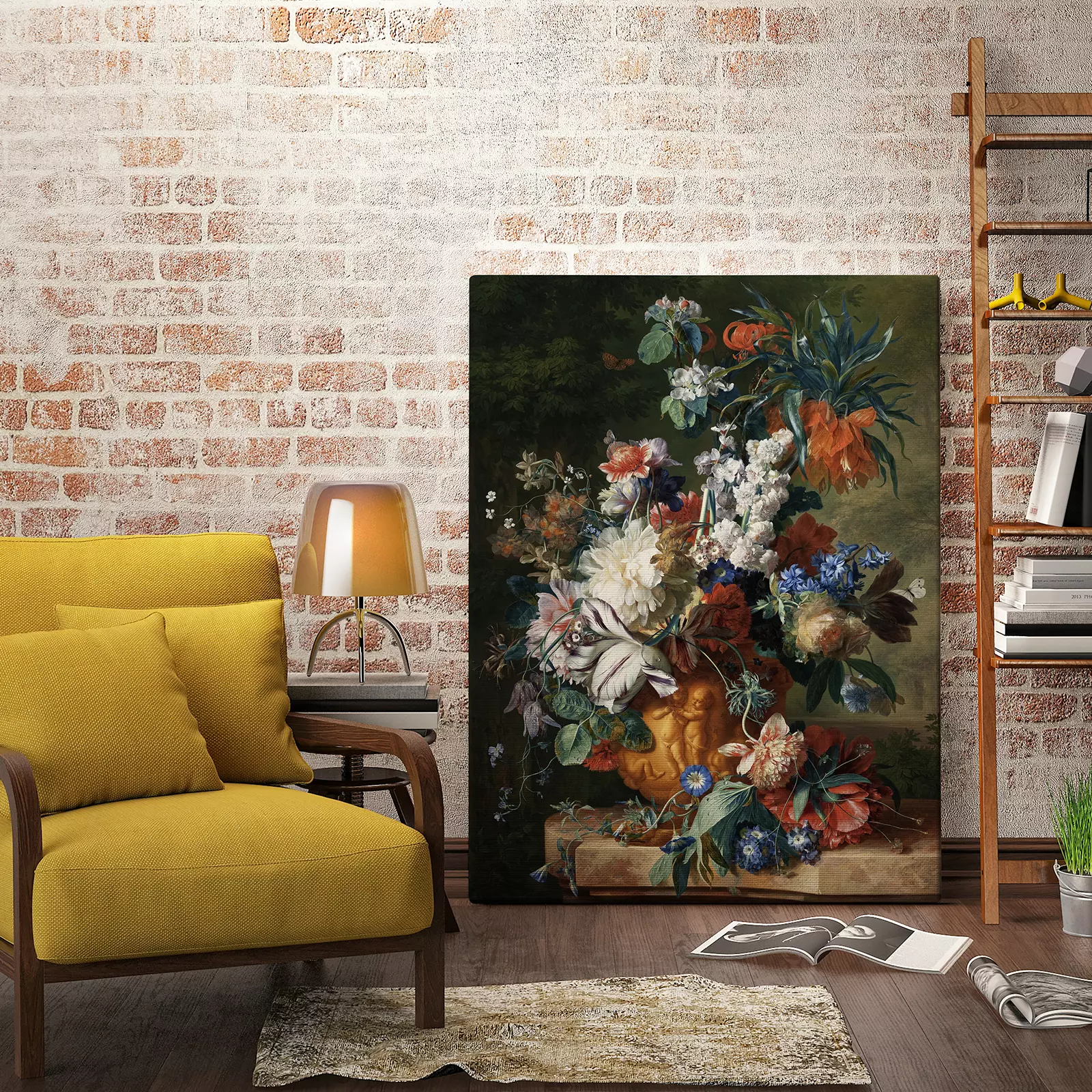 Still life Tulips and roses