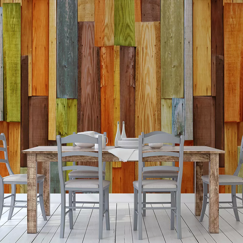 colorful wooden background texture