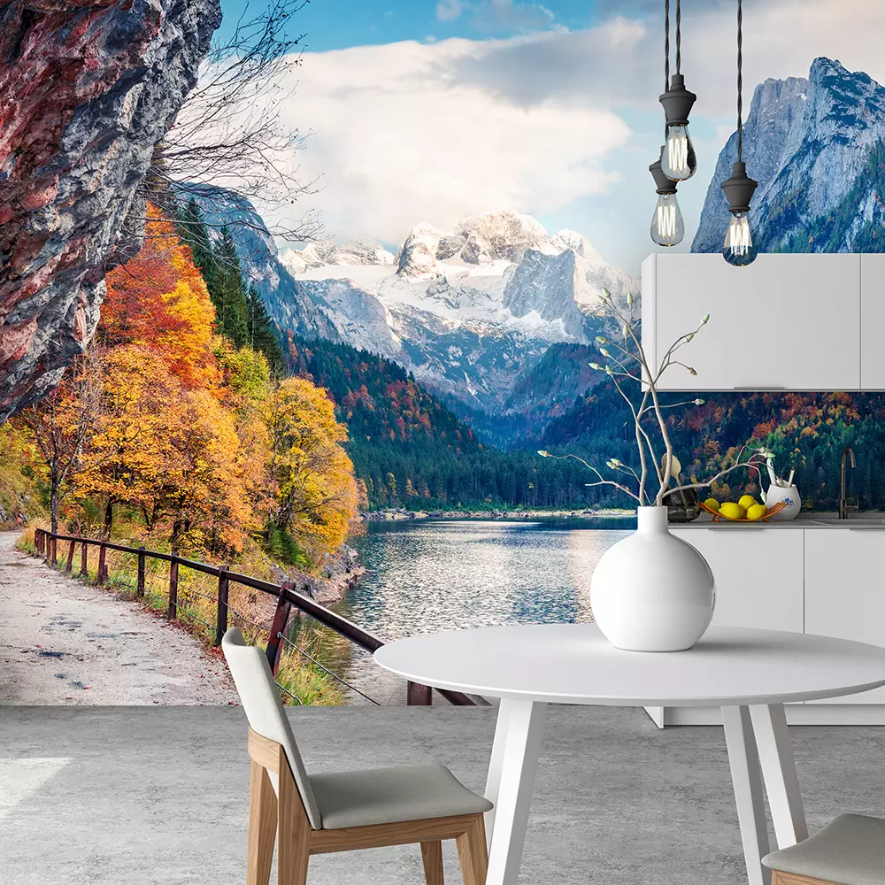 Peaceful autumn scene of Vorderer